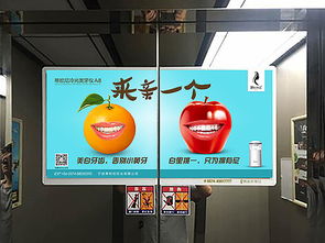 電梯廣告畫面 水果創意稿